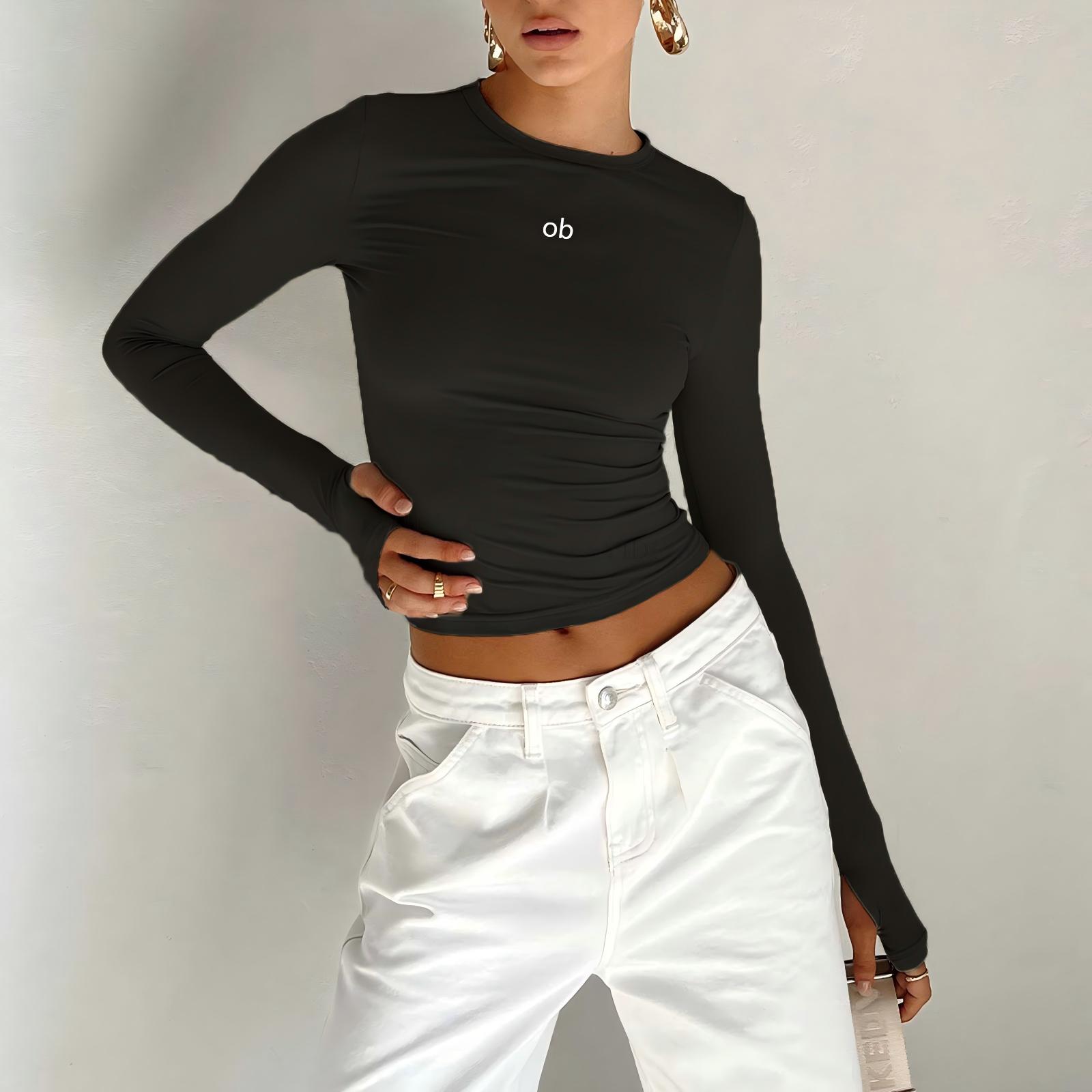 Base Layer Top - 2026 Yaz Yeni Stil Kadın Yuvarlak