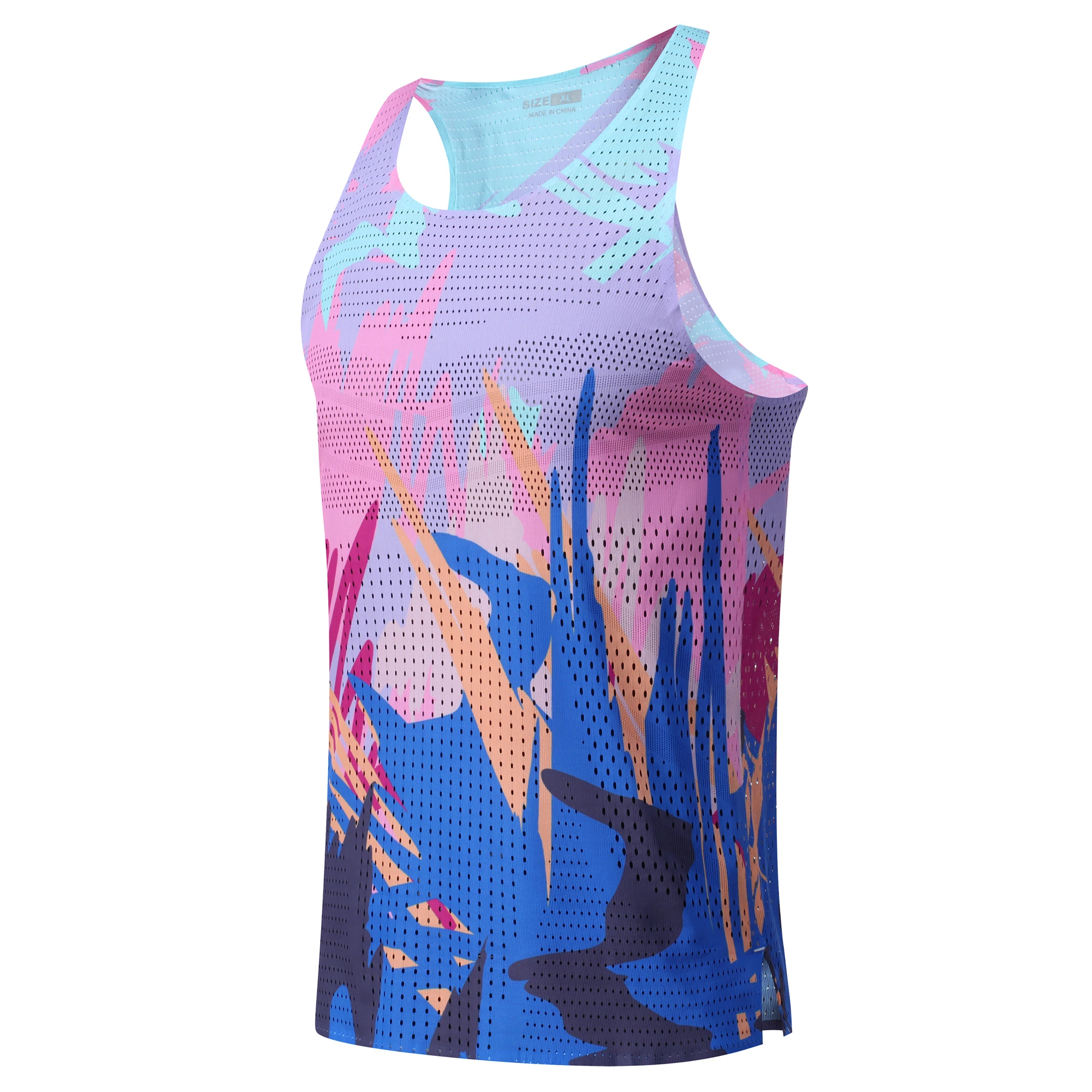 Sleeveless Undershirt - Erkekler Delik koşu atleti Urltra-Işık Adam
