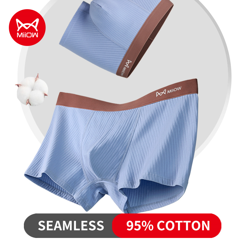 MiiOW 3 adet Örgü Pamuk Erkek  - Boxer Brief Pack Cotton incelemesi ve fiyatı