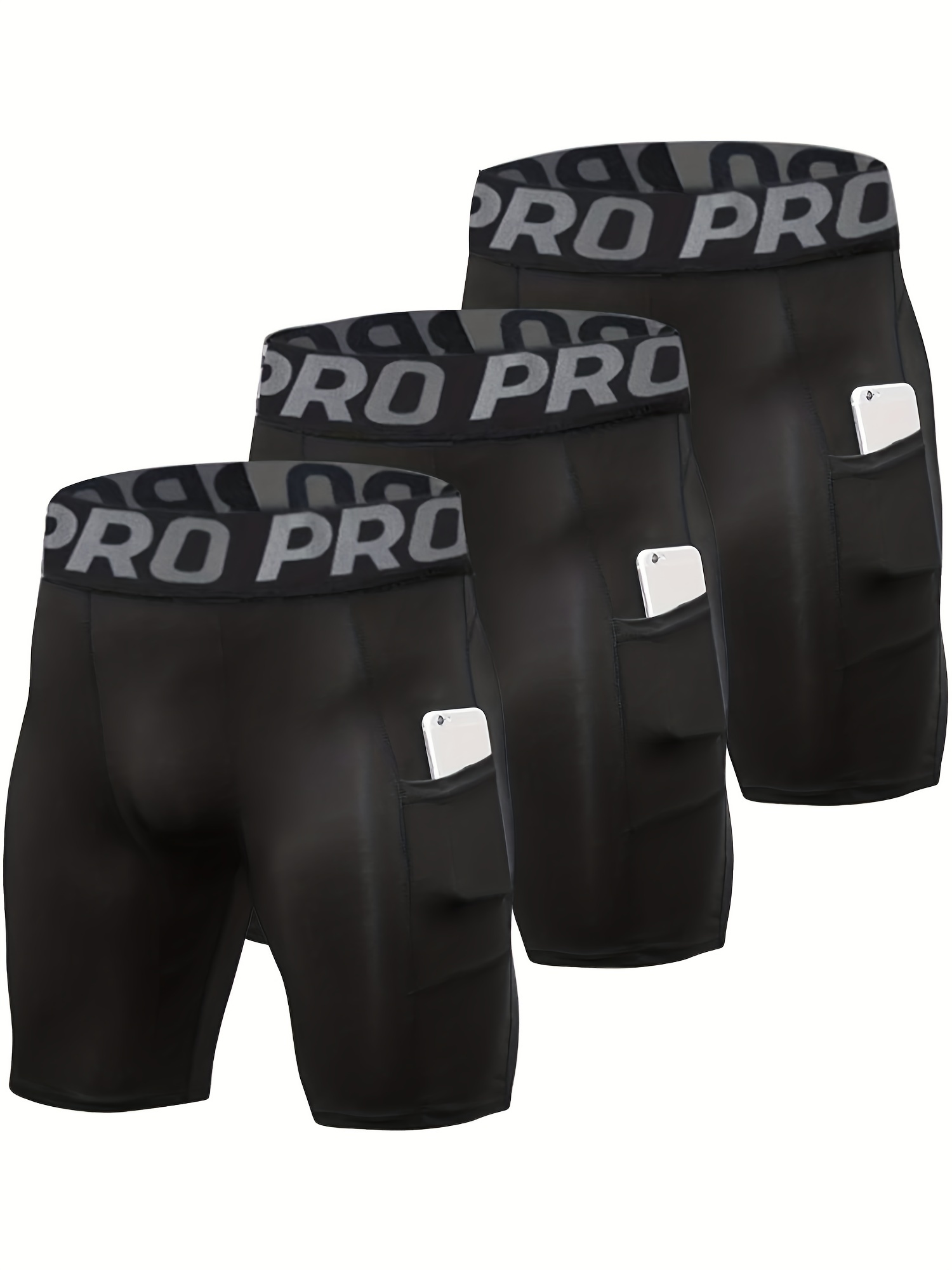 3'lü Cepli Erkek Sıkıştırma Şo - Compression Shorts Athletes incelemesi ve fiyatı