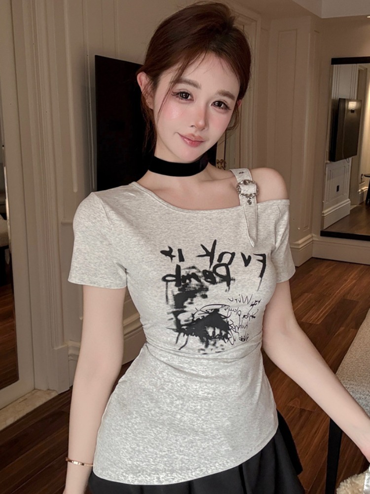 Şık ve Trend Omuzları Açık Kıs - T Shirt Tight Fit incelemesi ve fiyatı